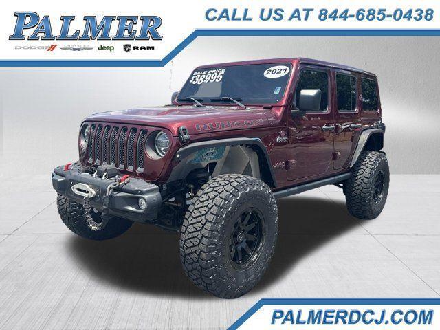 used 2021 Jeep Wrangler Unlimited car, priced at $36,991