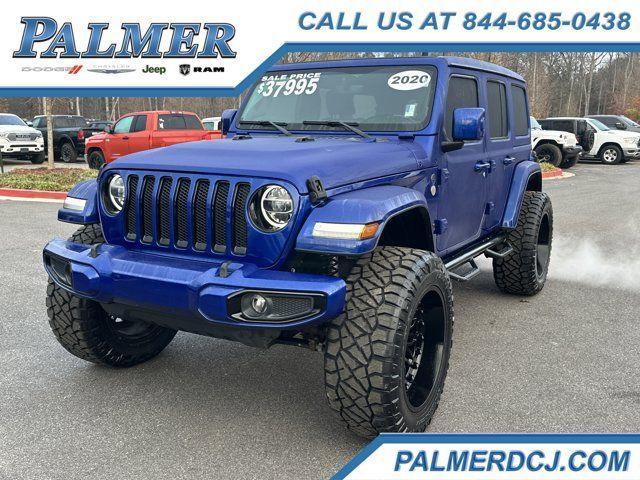 used 2020 Jeep Wrangler Unlimited car, priced at $34,991