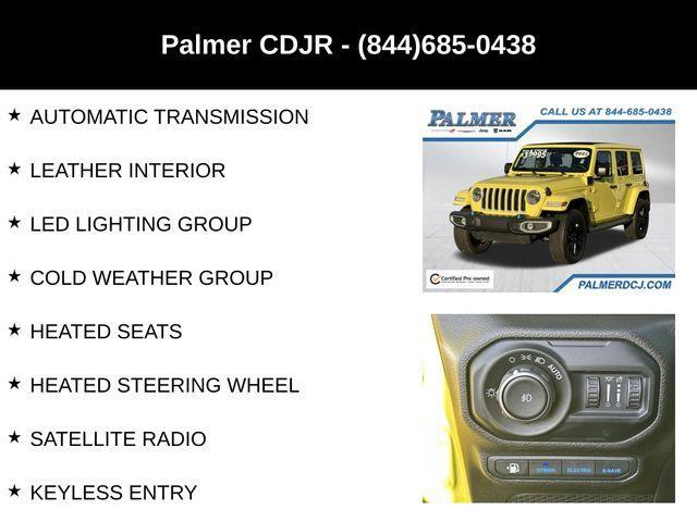 used 2022 Jeep Wrangler Unlimited 4xe car, priced at $30,991