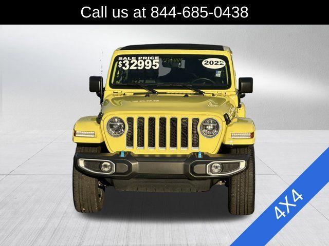 used 2022 Jeep Wrangler Unlimited 4xe car, priced at $30,991