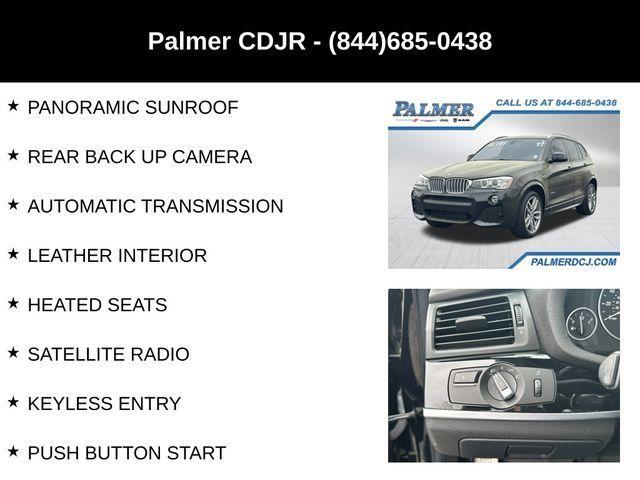 used 2017 BMW X3 car, priced at $14,991