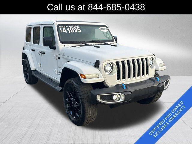 used 2023 Jeep Wrangler 4xe car, priced at $33,991