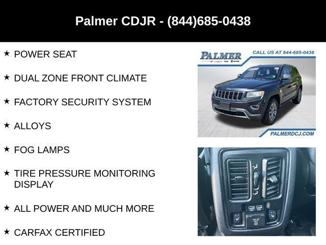 used 2016 Jeep Grand Cherokee car, priced at $13,491