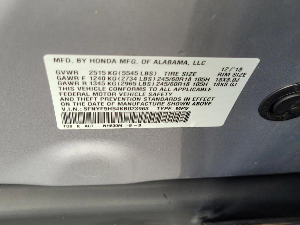 used 2019 Honda Pilot car, priced at $20,988