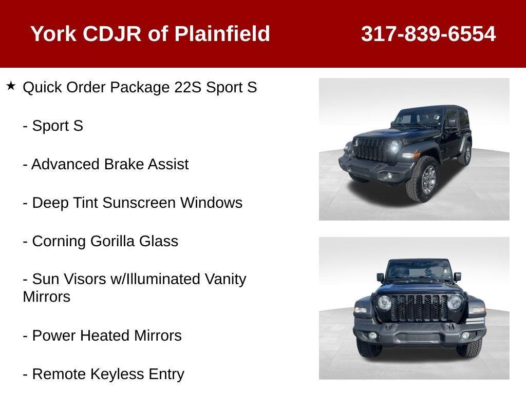 used 2024 Jeep Wrangler car, priced at $27,795