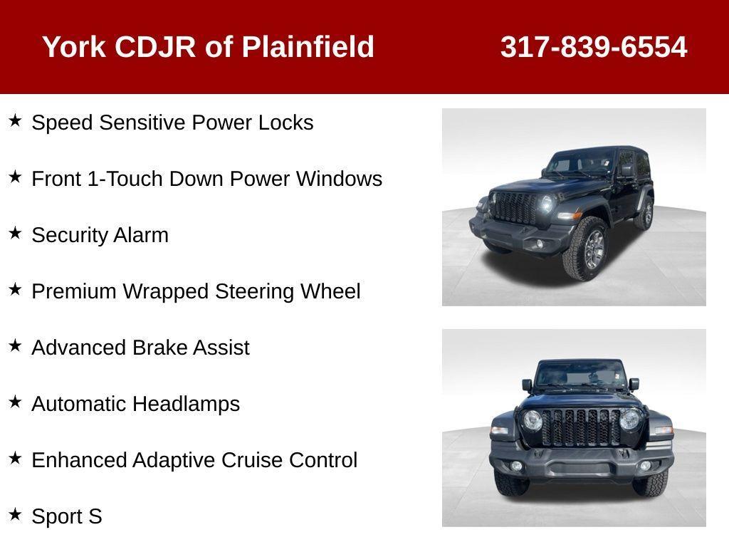 used 2024 Jeep Wrangler car, priced at $27,795
