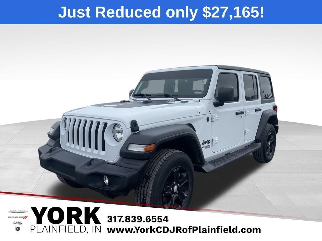 used 2021 Jeep Wrangler Unlimited car, priced at $27,165