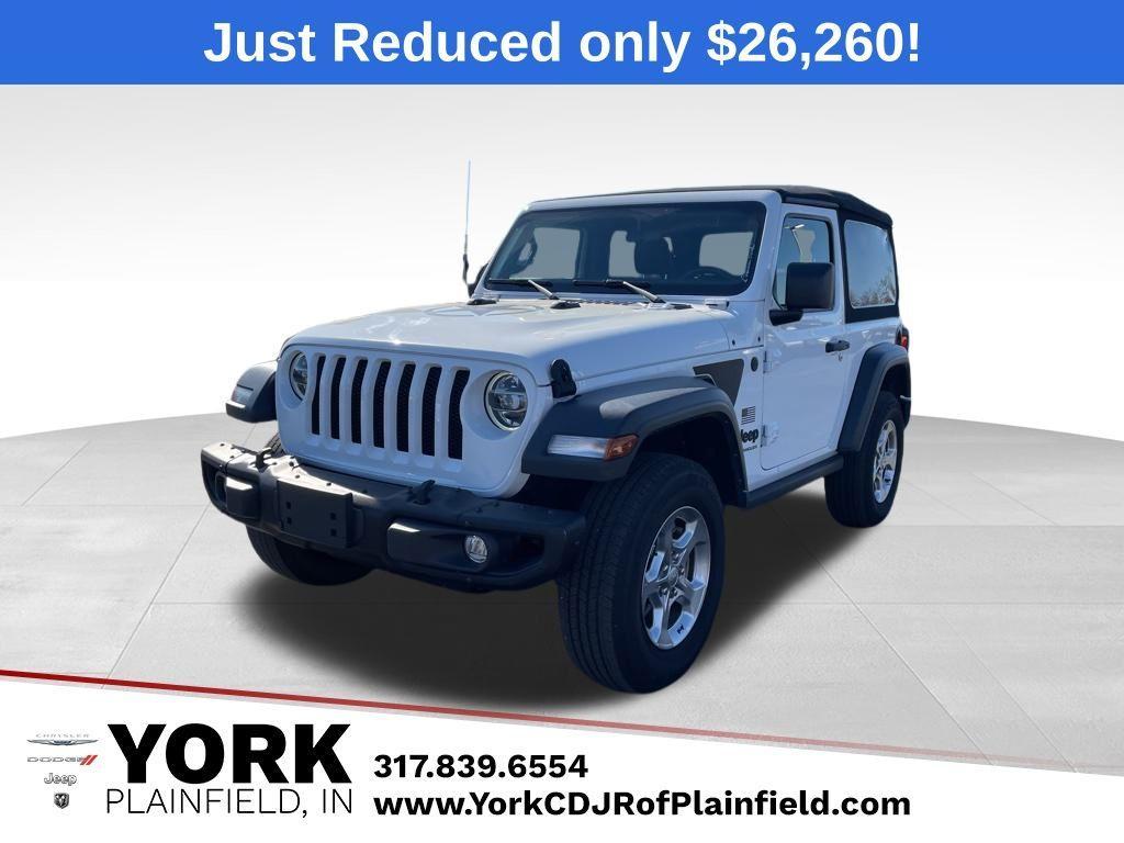 used 2021 Jeep Wrangler car, priced at $26,260