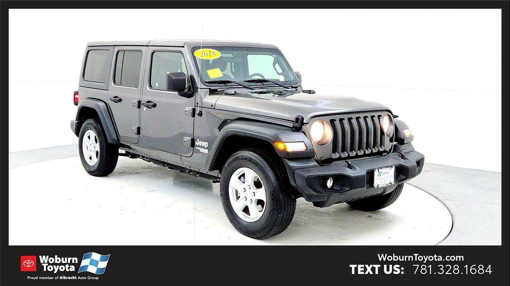 used 2018 Jeep Wrangler Unlimited car, priced at $21,495