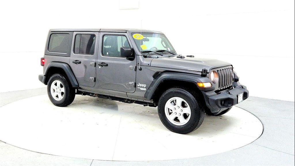 used 2018 Jeep Wrangler Unlimited car, priced at $21,495