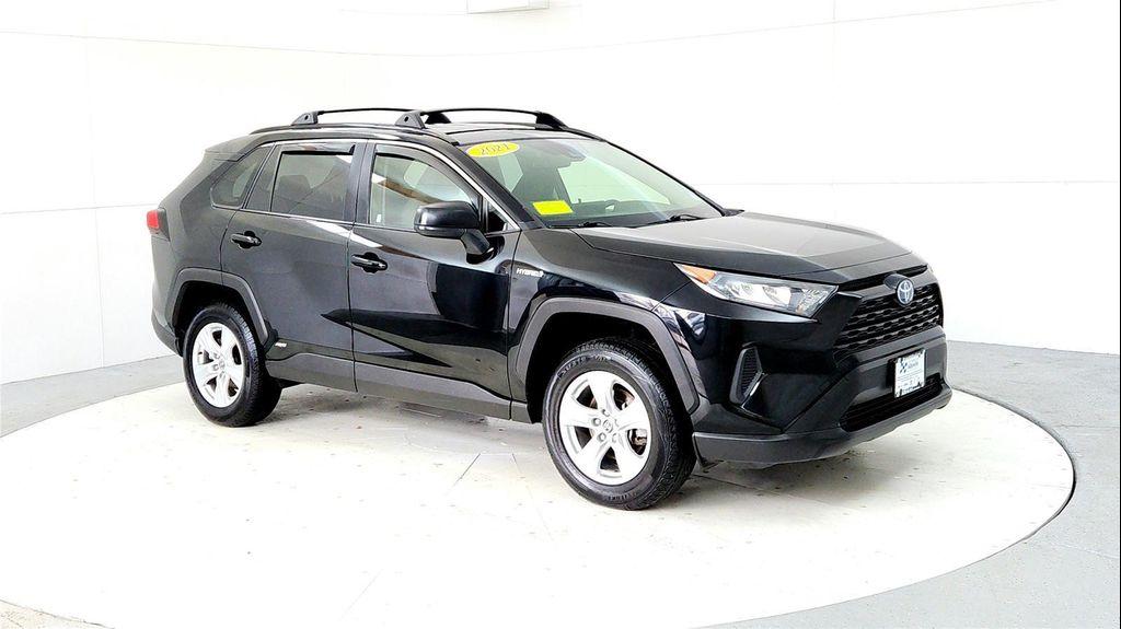 used 2021 Toyota RAV4 Hybrid car, priced at $27,495
