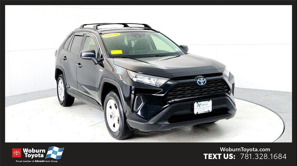 used 2021 Toyota RAV4 Hybrid car, priced at $27,495