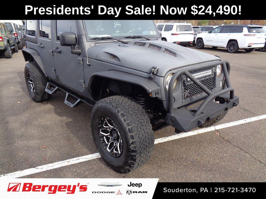 used 2017 Jeep Wrangler Unlimited car, priced at $24,490