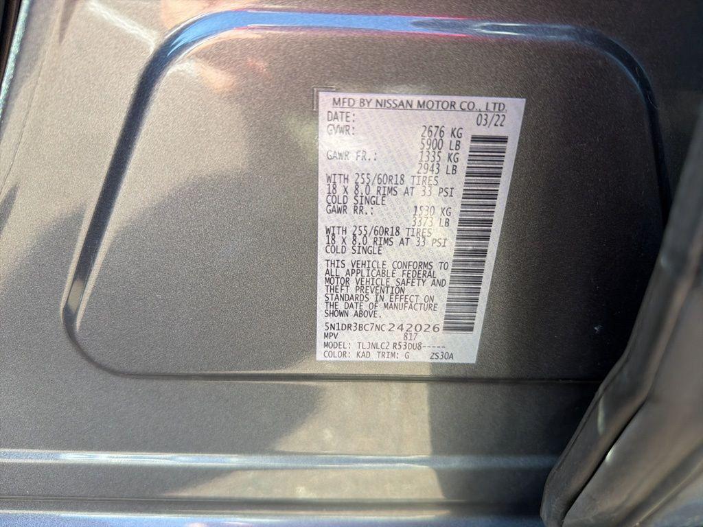 used 2022 Nissan Pathfinder car, priced at $25,690