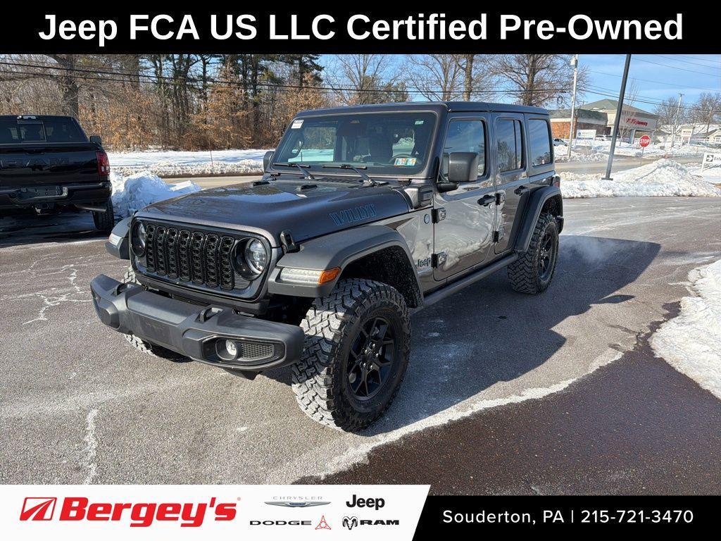 used 2025 Jeep Wrangler 4xe car, priced at $33,990