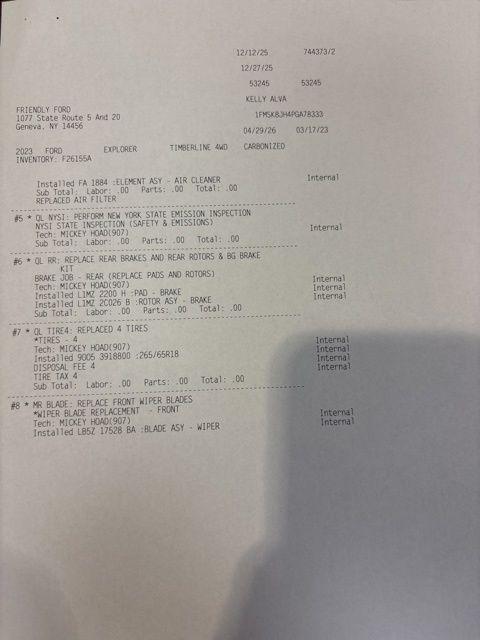 used 2023 Ford Explorer car, priced at $33,495