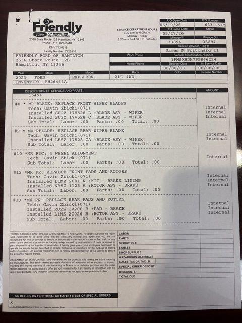 used 2023 Ford Explorer car, priced at $32,995