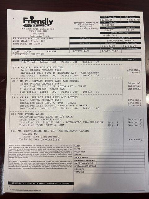 used 2024 Ford Escape car, priced at $22,267