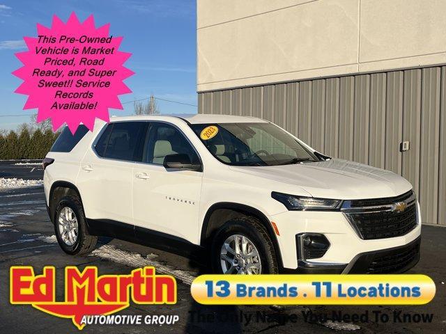 used 2023 Chevrolet Traverse car, priced at $22,000