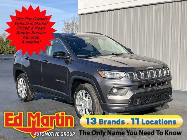 used 2022 Jeep Compass car, priced at $20,000