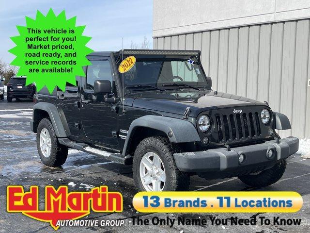 used 2012 Jeep Wrangler Unlimited car, priced at $11,741