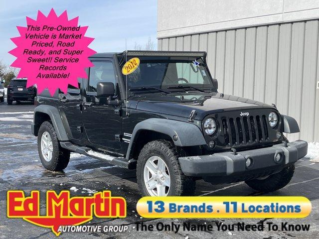 used 2012 Jeep Wrangler Unlimited car, priced at $12,267