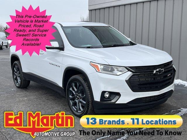 used 2021 Chevrolet Traverse car, priced at $20,000