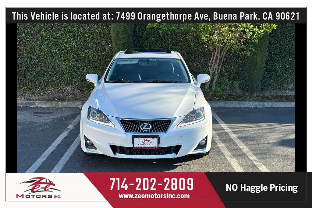 used 2012 Lexus IS 250 car, priced at $14,495