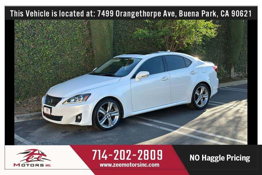 used 2012 Lexus IS 250 car, priced at $14,495