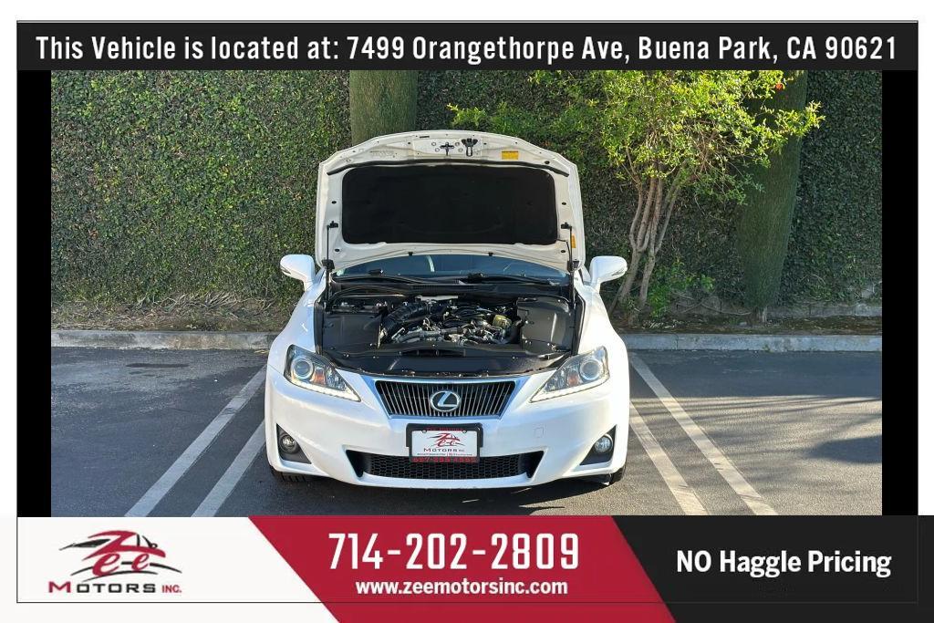 used 2012 Lexus IS 250 car, priced at $14,495