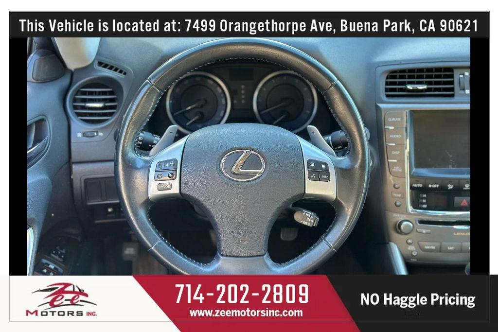 used 2012 Lexus IS 250 car, priced at $14,495