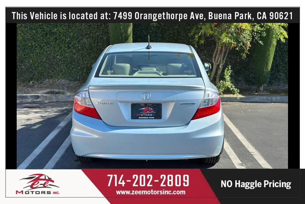 used 2012 Honda Civic Hybrid car, priced at $10,995