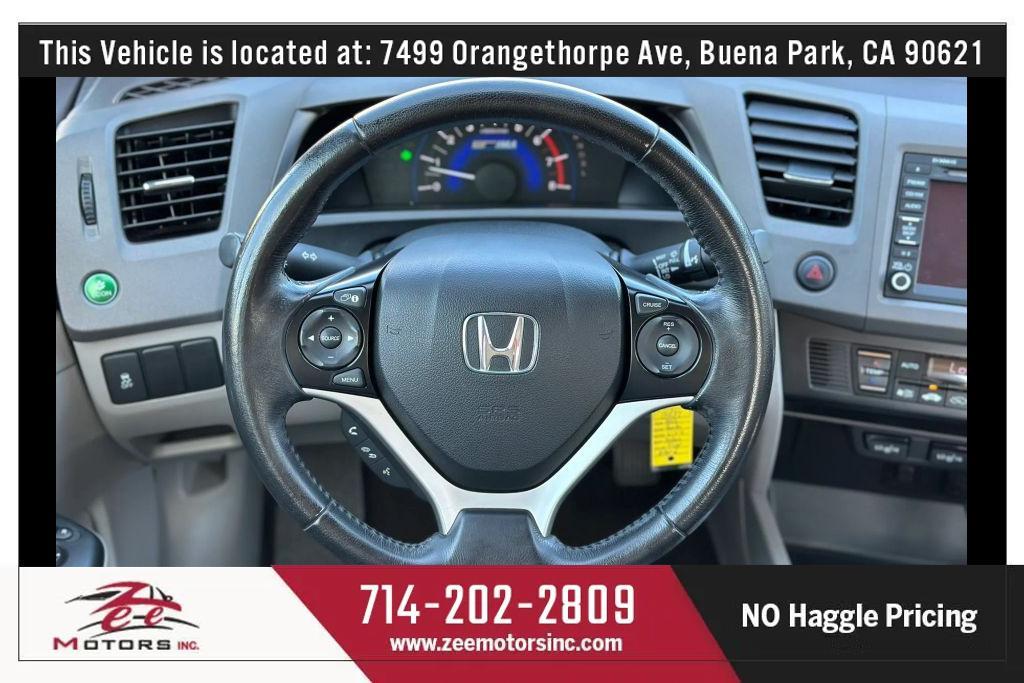used 2012 Honda Civic Hybrid car, priced at $10,995