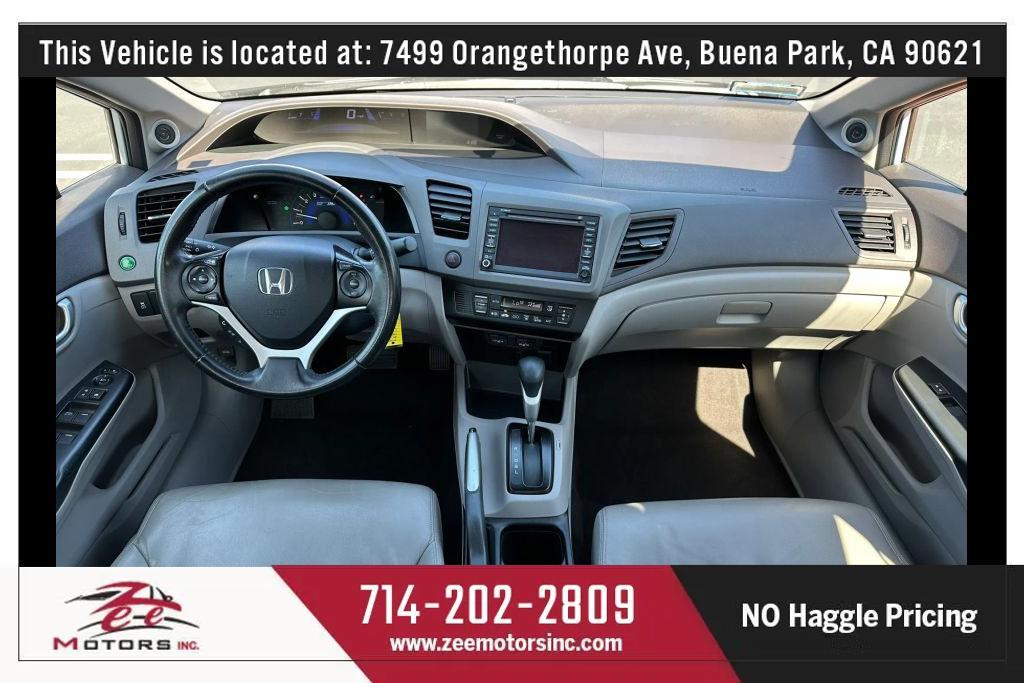 used 2012 Honda Civic Hybrid car, priced at $10,995