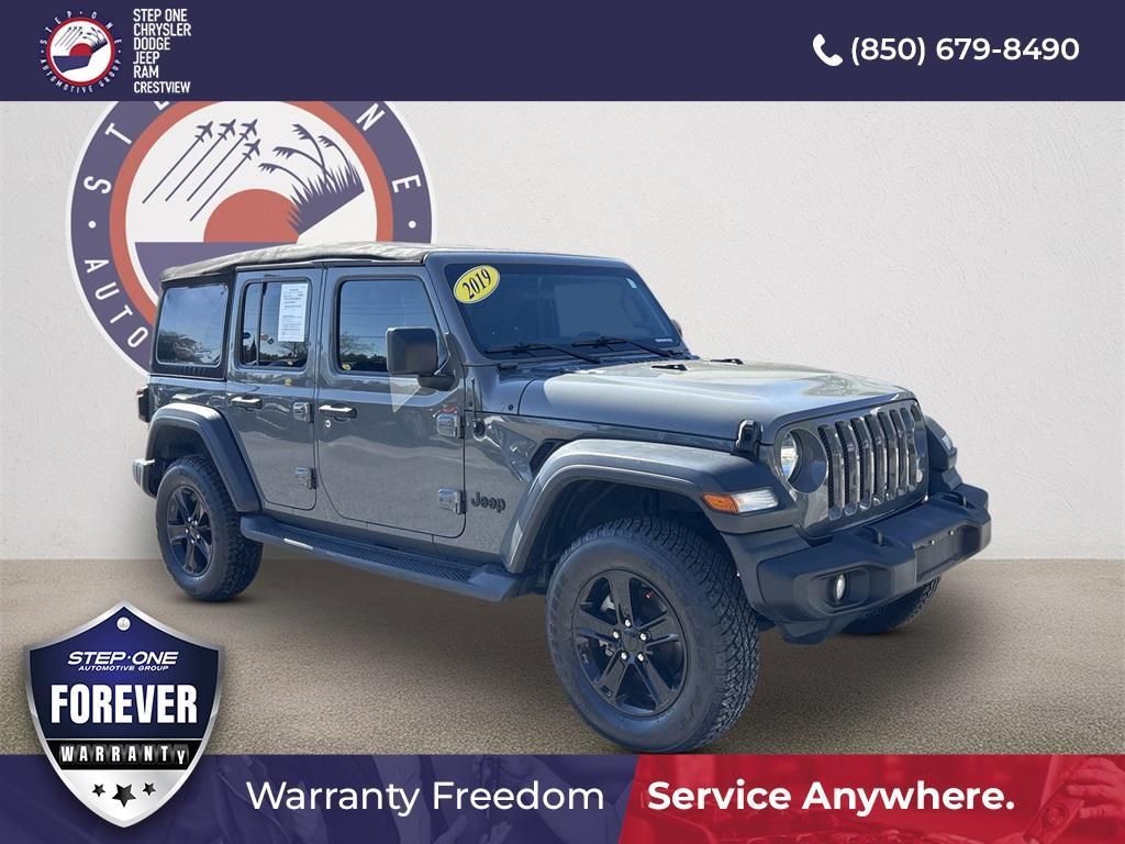 used 2019 Jeep Wrangler Unlimited car, priced at $24,232