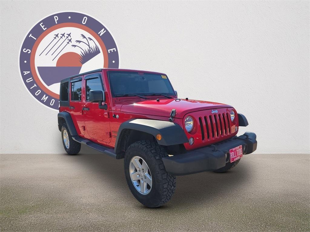 used 2015 Jeep Wrangler Unlimited car, priced at $15,536