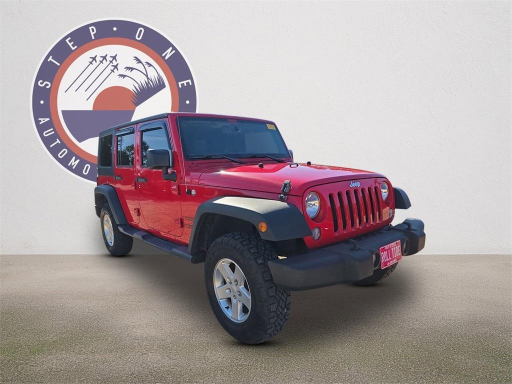 used 2015 Jeep Wrangler Unlimited car, priced at $15,536