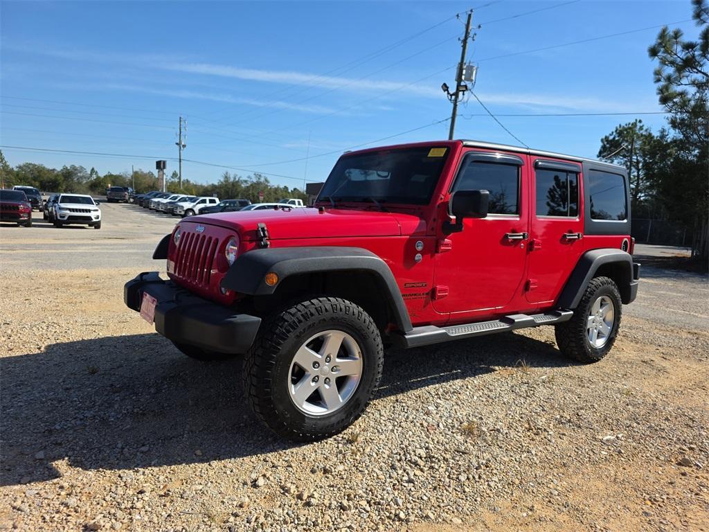 used 2015 Jeep Wrangler Unlimited car, priced at $15,536