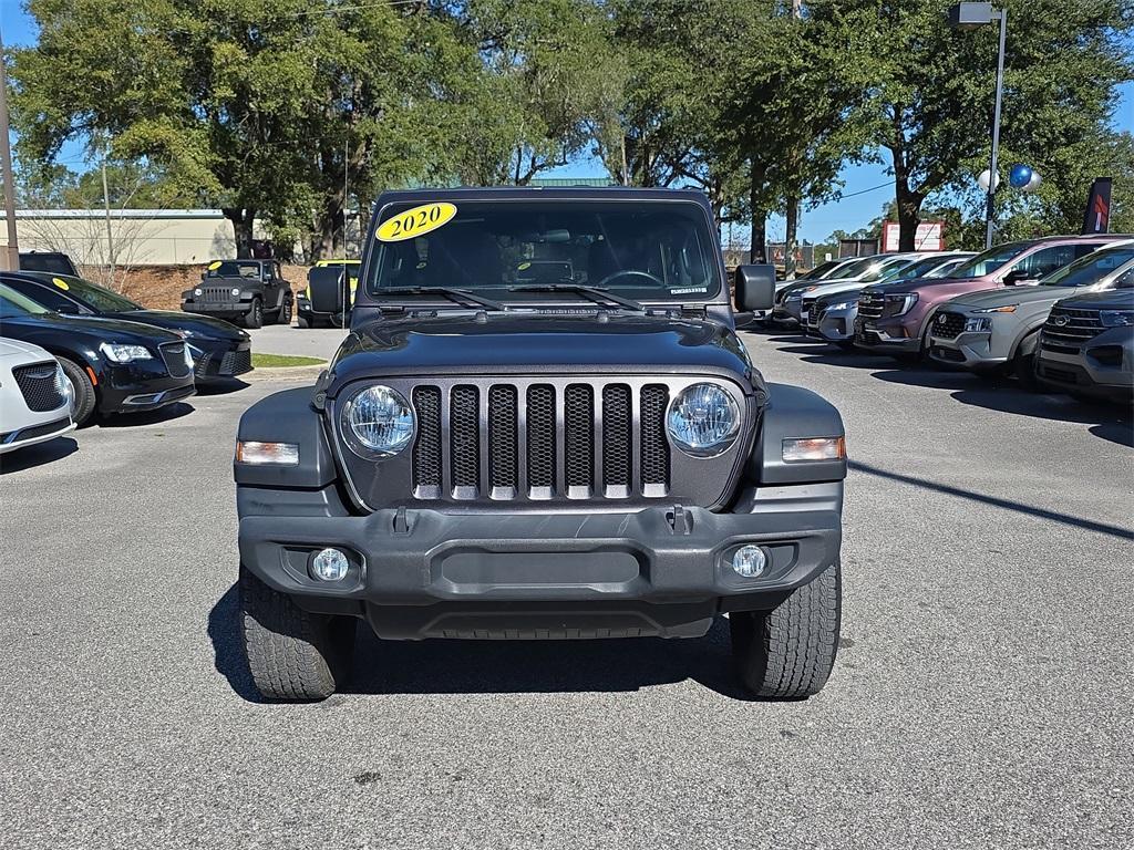 used 2020 Jeep Wrangler Unlimited car, priced at $25,524