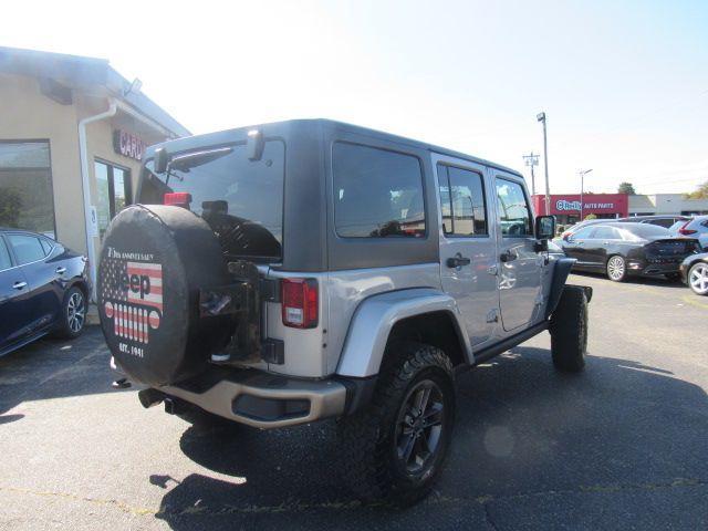 used 2016 Jeep Wrangler Unlimited car, priced at $21,900
