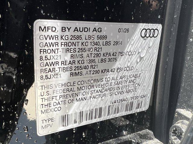 new 2026 Audi SQ5 car, priced at $73,987