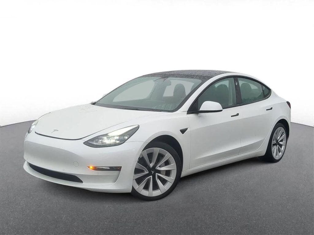used 2022 Tesla Model 3 car, priced at $25,695