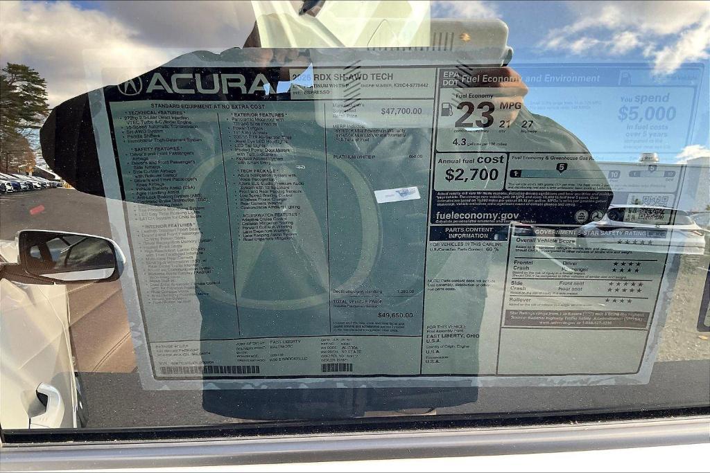 new 2026 Acura RDX car, priced at $49,650