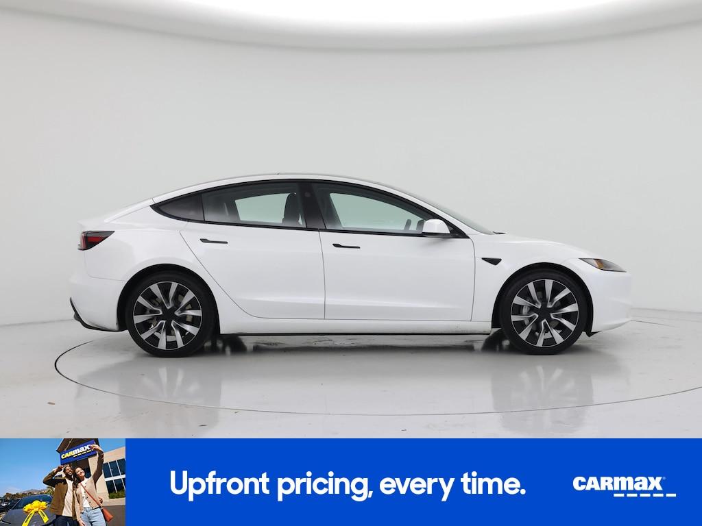 used 2025 Tesla Model 3 car, priced at $37,998