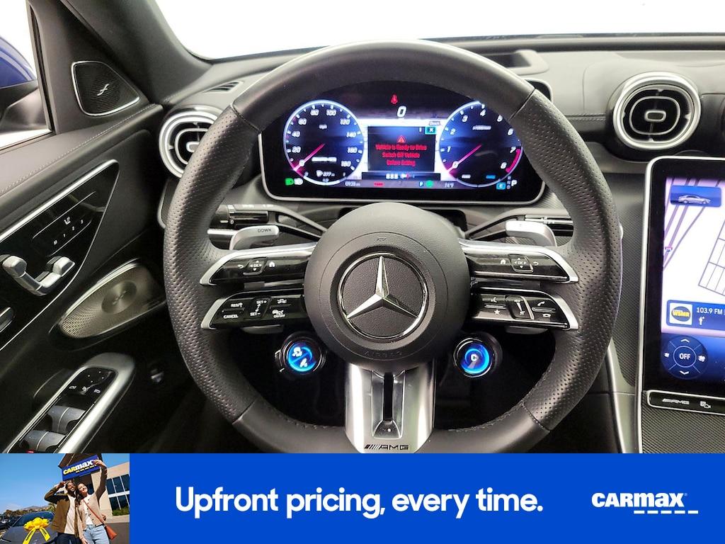used 2024 Mercedes-Benz AMG C 43 car, priced at $54,998