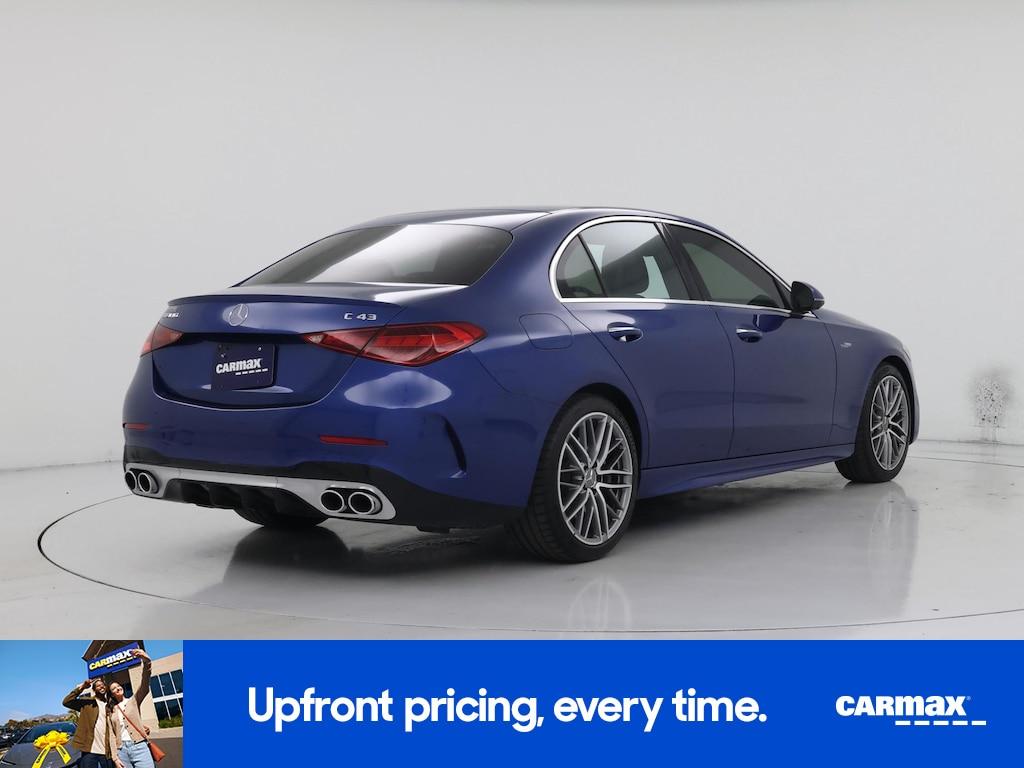 used 2024 Mercedes-Benz AMG C 43 car, priced at $54,998