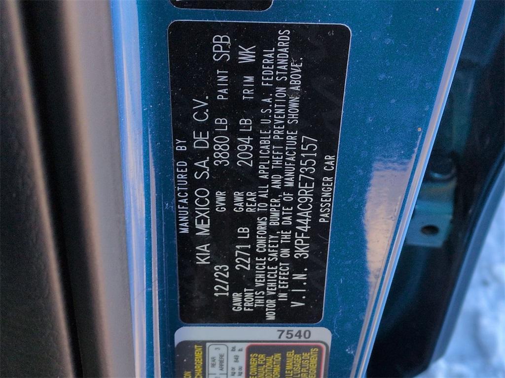 used 2024 Kia Forte car, priced at $21,300