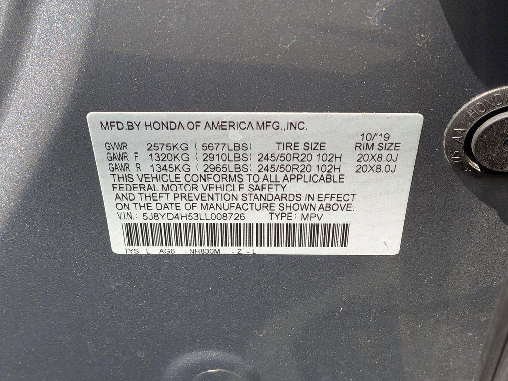 used 2020 Acura MDX car, priced at $22,500