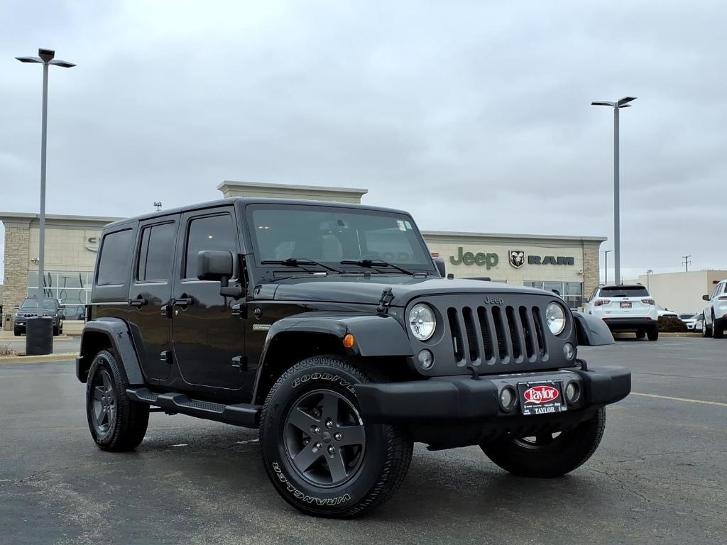 used 2016 Jeep Wrangler Unlimited car, priced at $18,284