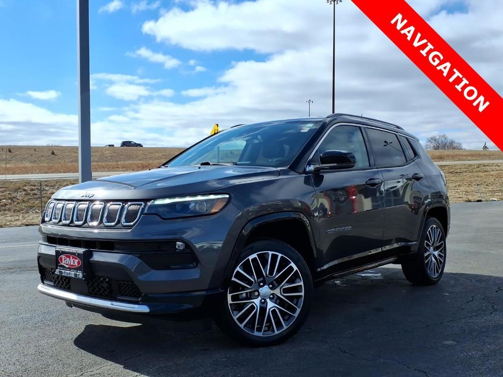 used 2022 Jeep Compass car, priced at $22,142